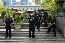 NYPD in the city, New York