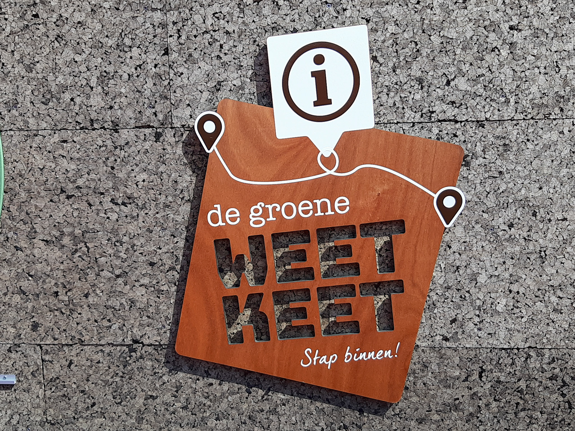 Reclamebord voor buiten