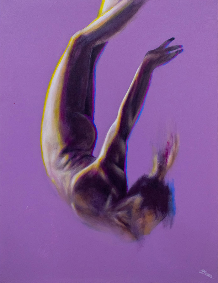 "Detalle sobre la realidad"  Acrílico sobre tela, medidas: 80 x 100 cm