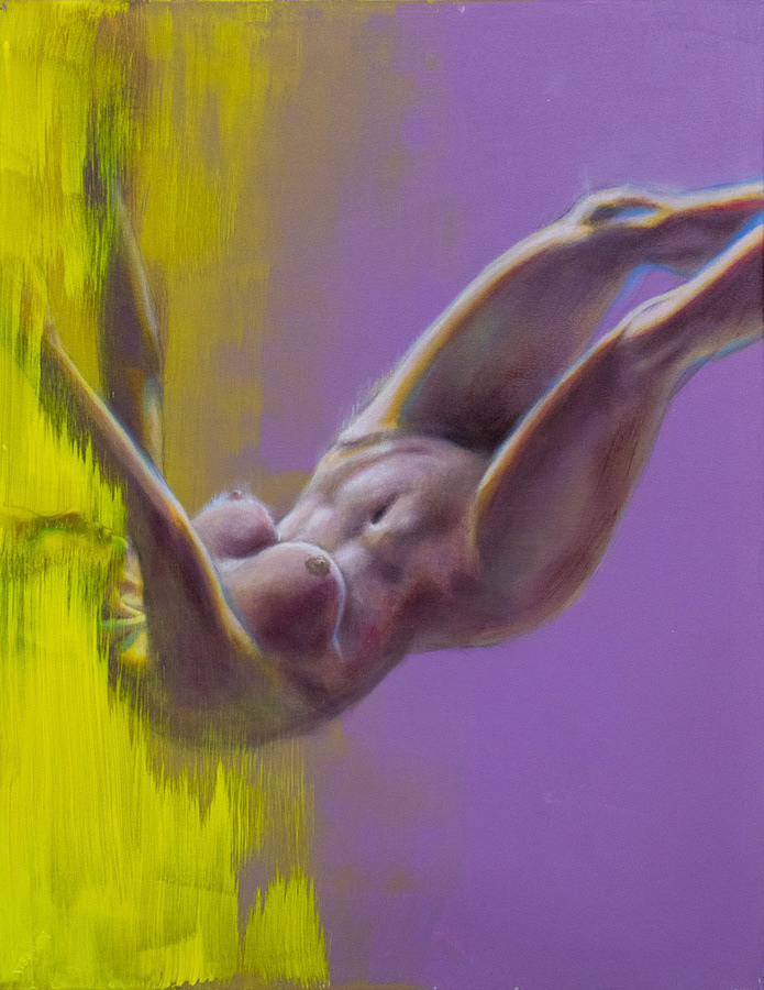 "Detalle sobre la realidad y la resilencia"  Acrílico sobre tela, medidas: 80 x 100 cm