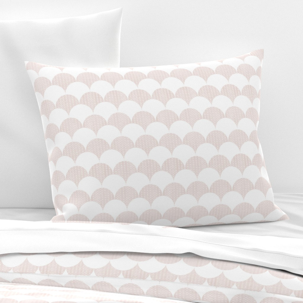 Scallop weaved Pillow Sham