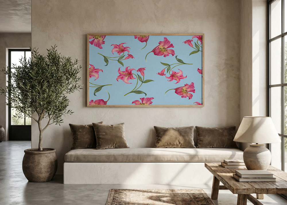 Mediteranean Lounge WIDE Frame 85x140cm