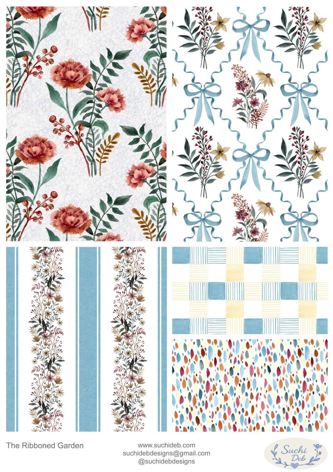 The Ribboned Garden - Spring Summer Collection Sell Sheet