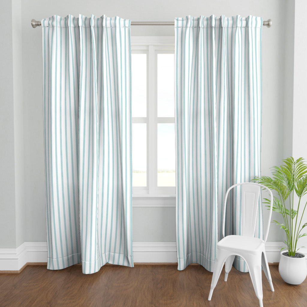 Preppy vertical textured curtains