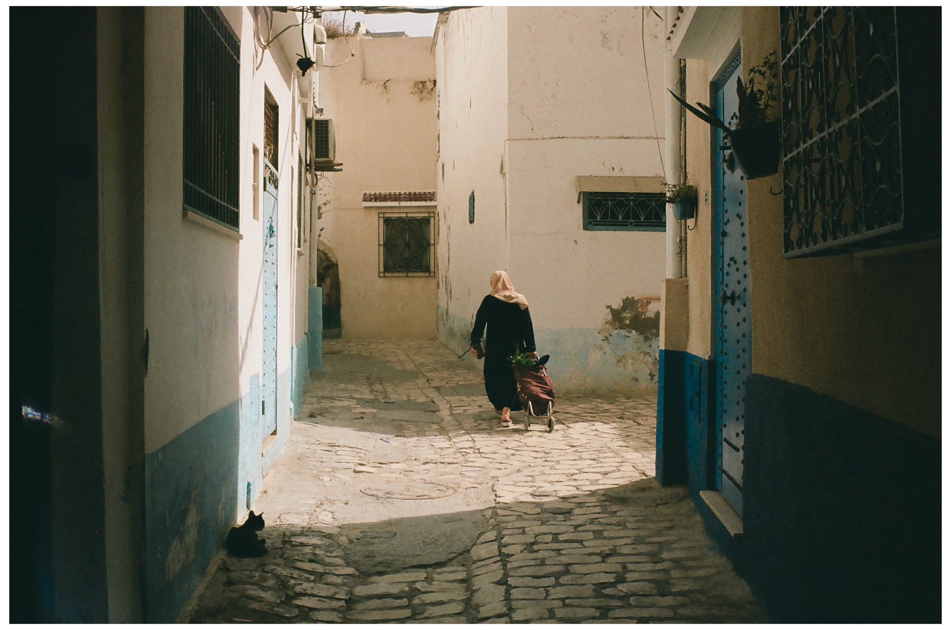 Une habitante de la médina de Bizerte