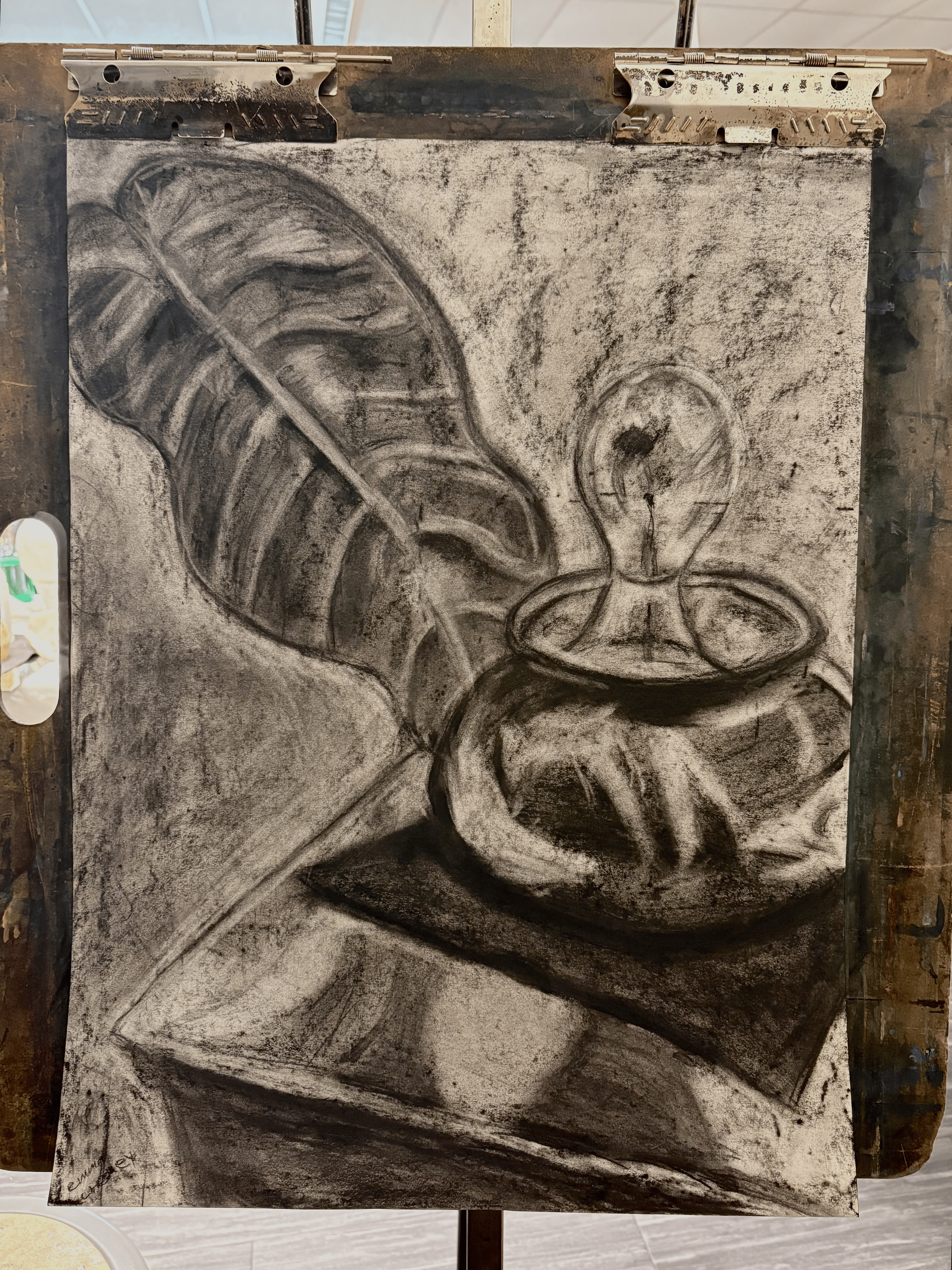 Charcoal Reduction Still Life