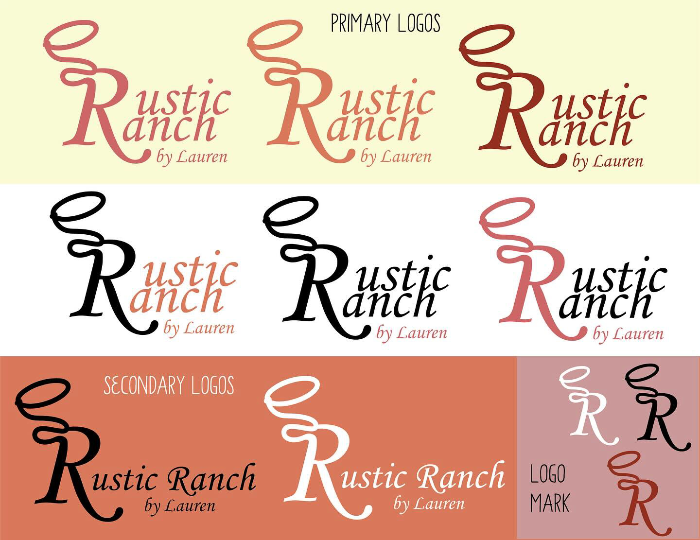 Leaning on western theme with a lasso