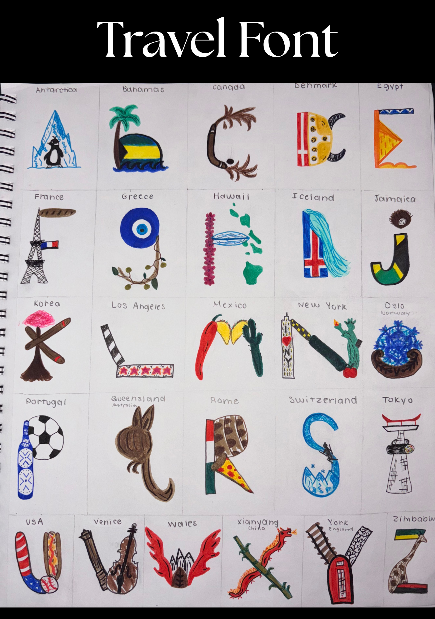 Custom Font Project, Fundamentals of Design