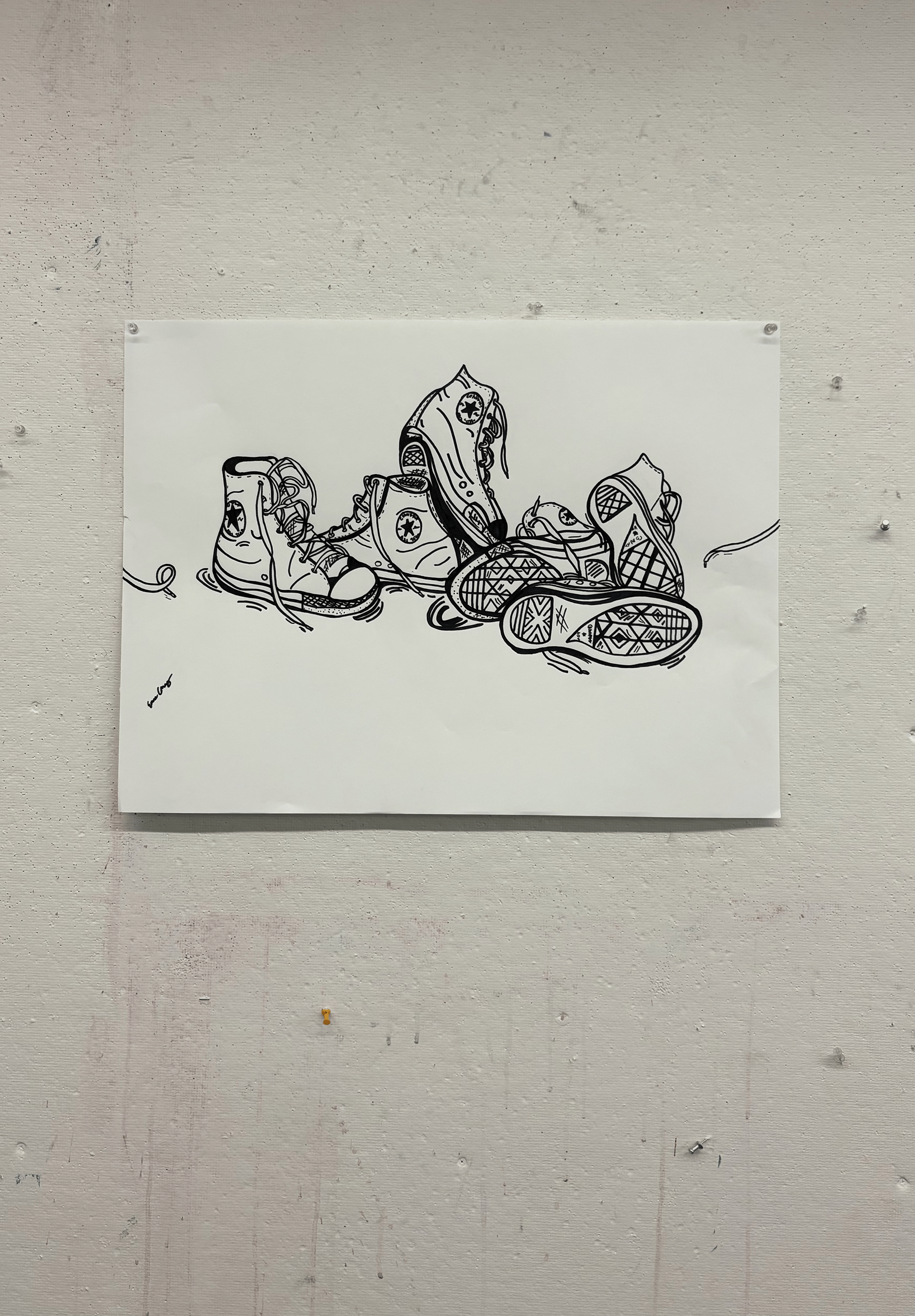 Sharpie Contour Drawing