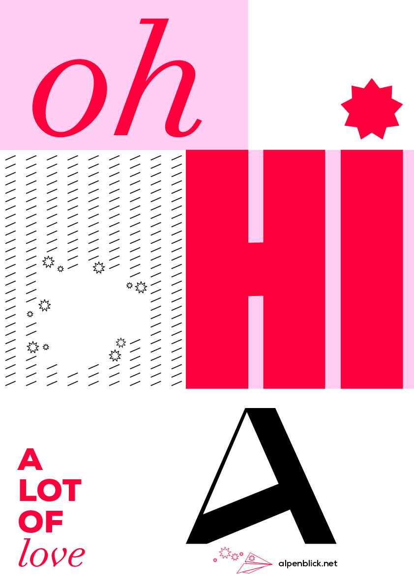 Alpenblick Xmas Poster