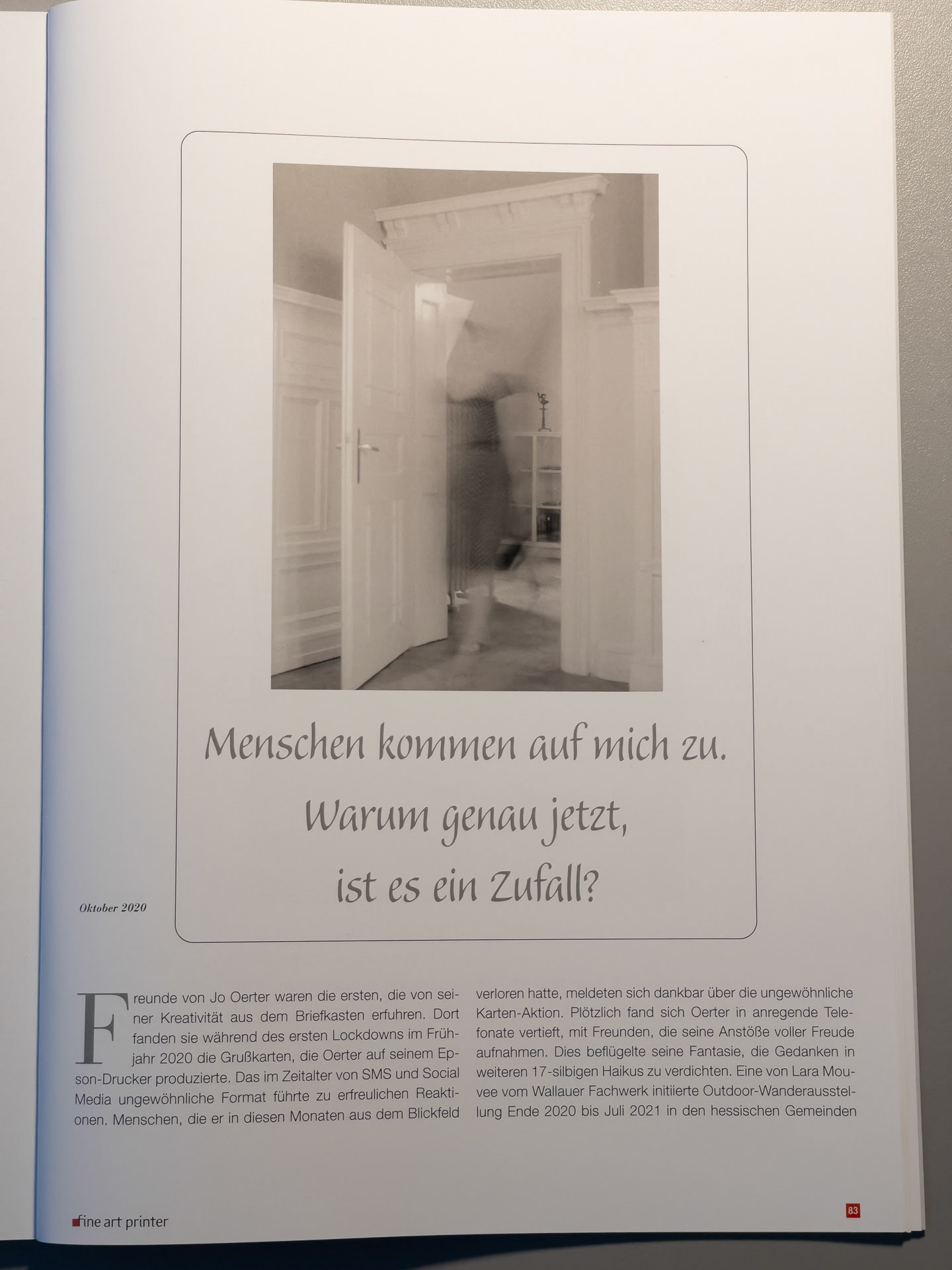 9-seitiger Artikel über die Haiku-Serie