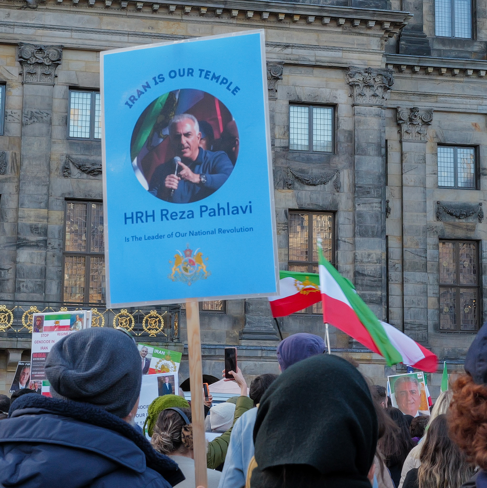 Pro-Iran Protest in Amsterdam, 2026