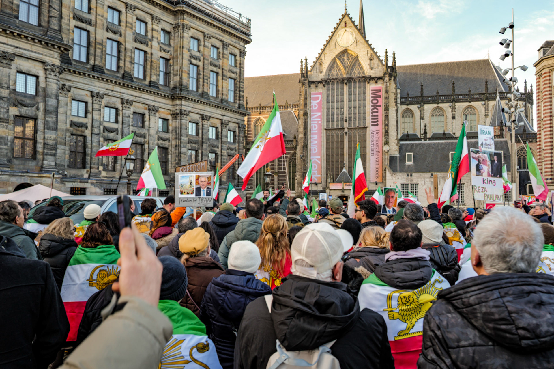 Pro-Iran Protest in Amsterdam, 2026