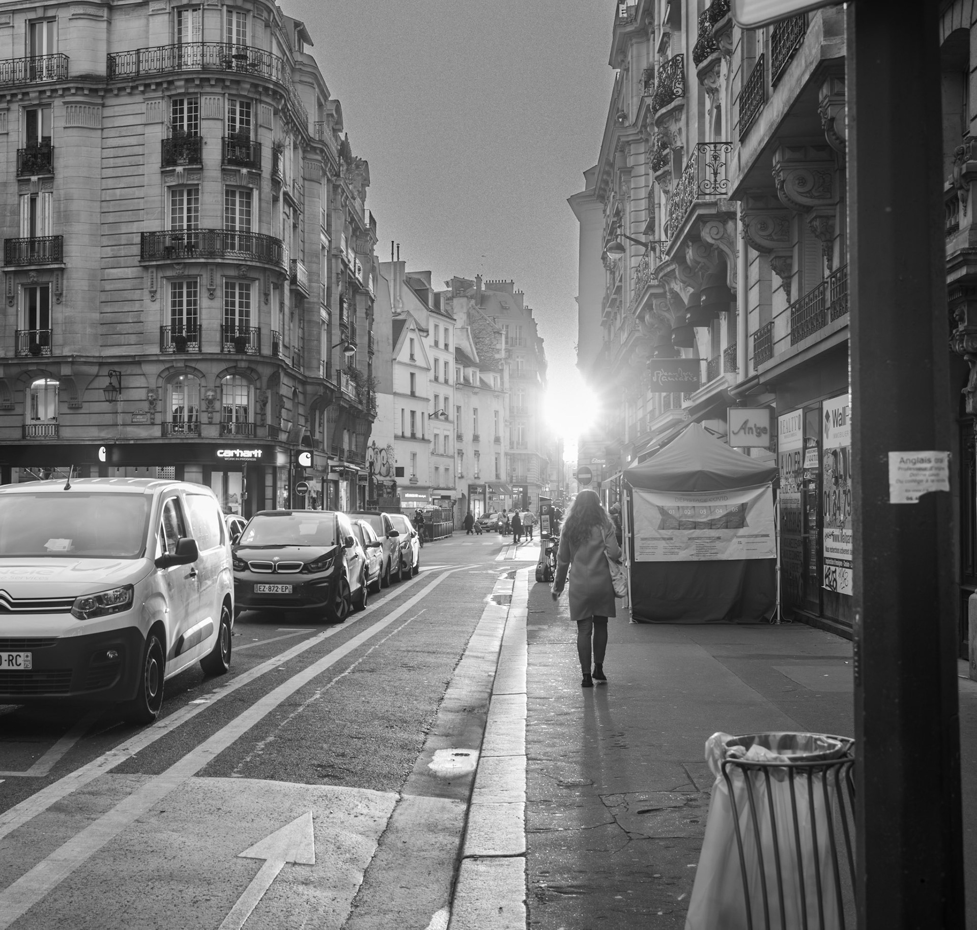 Woman Walking in NYC