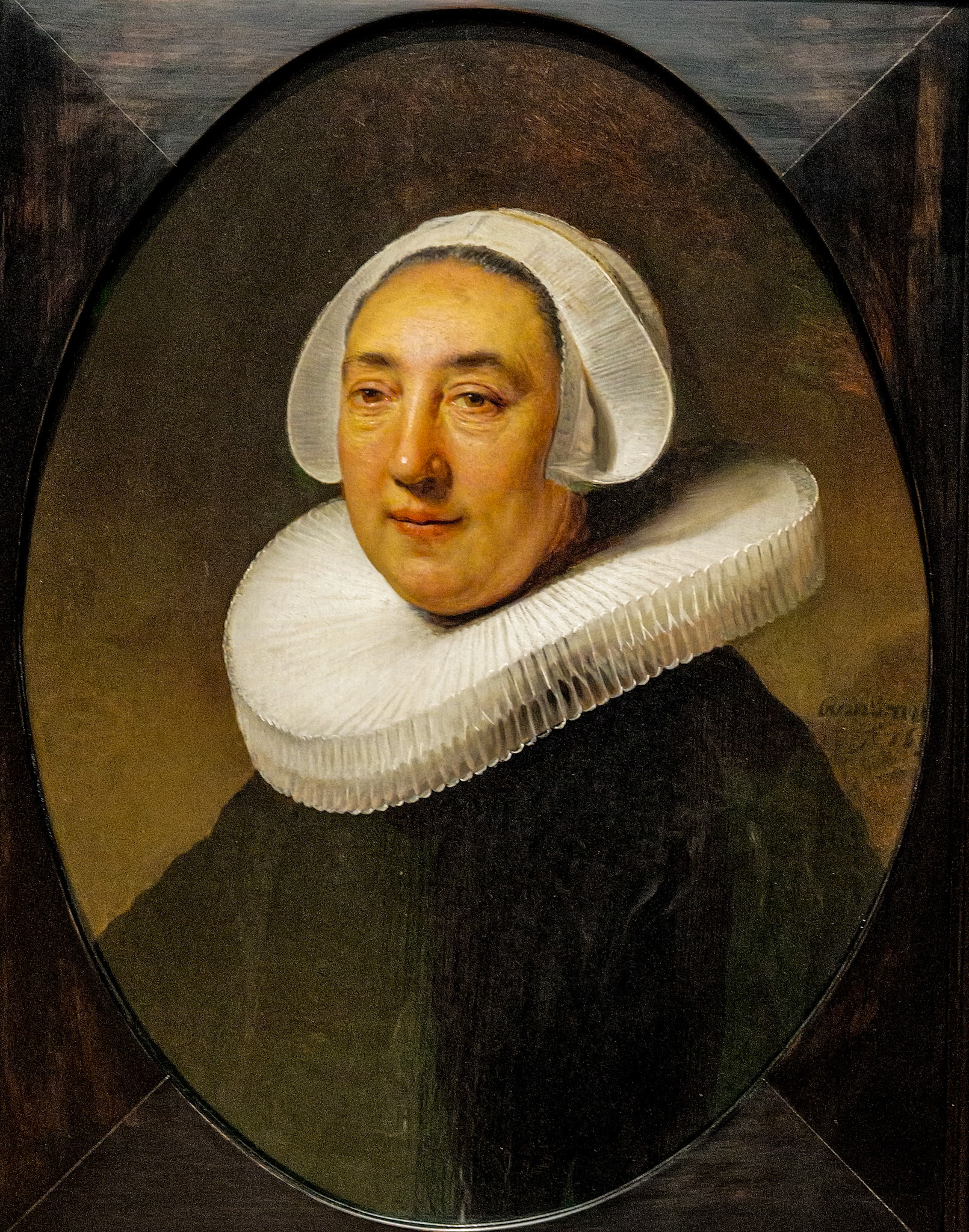 Portrait of Hasjae Jacobsdr Van Cleyburg, 1634 by Rembrandt. Taken at the Rijksmuseum, Amsterdam