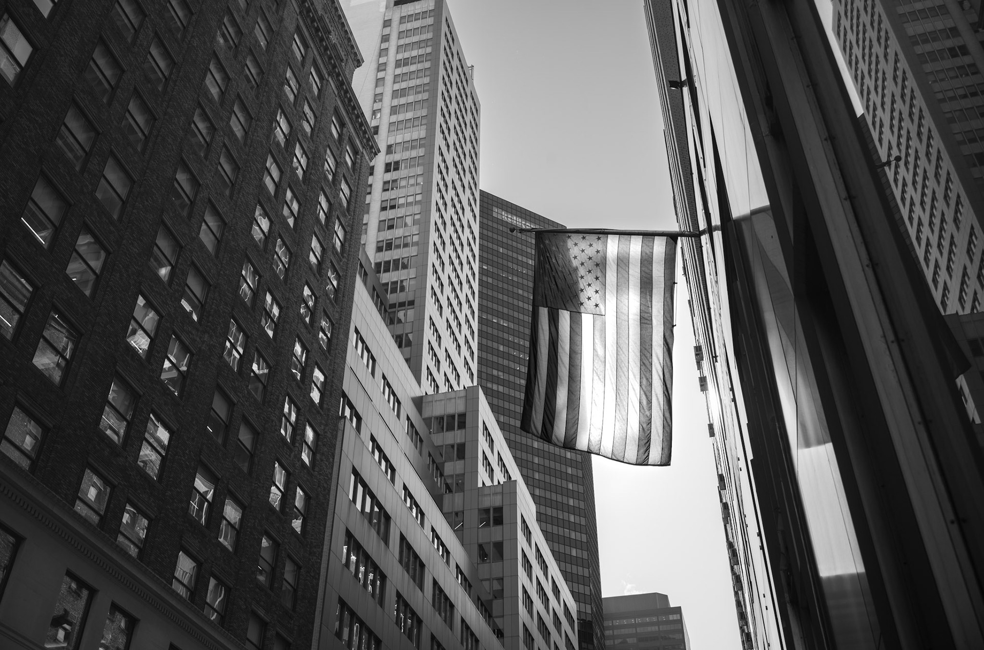 American Flag in NYC