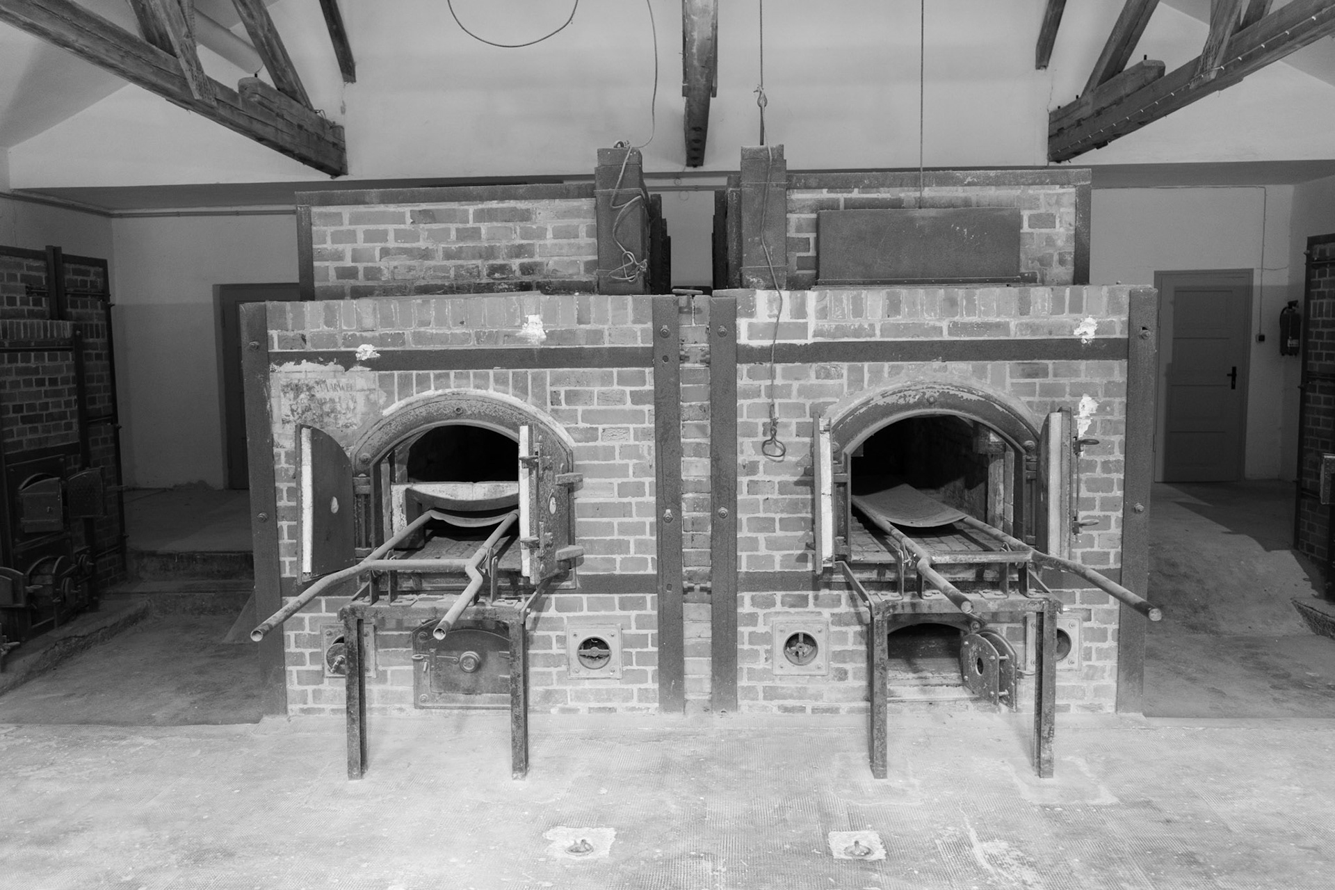 These are the ovens in the larger 2nd crematorium.