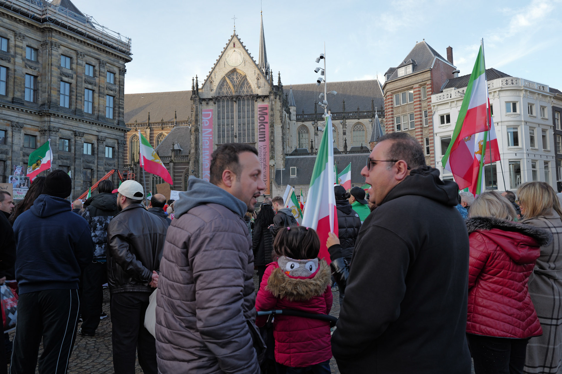 Pro-Iran Protest in Amsterdam, 2026