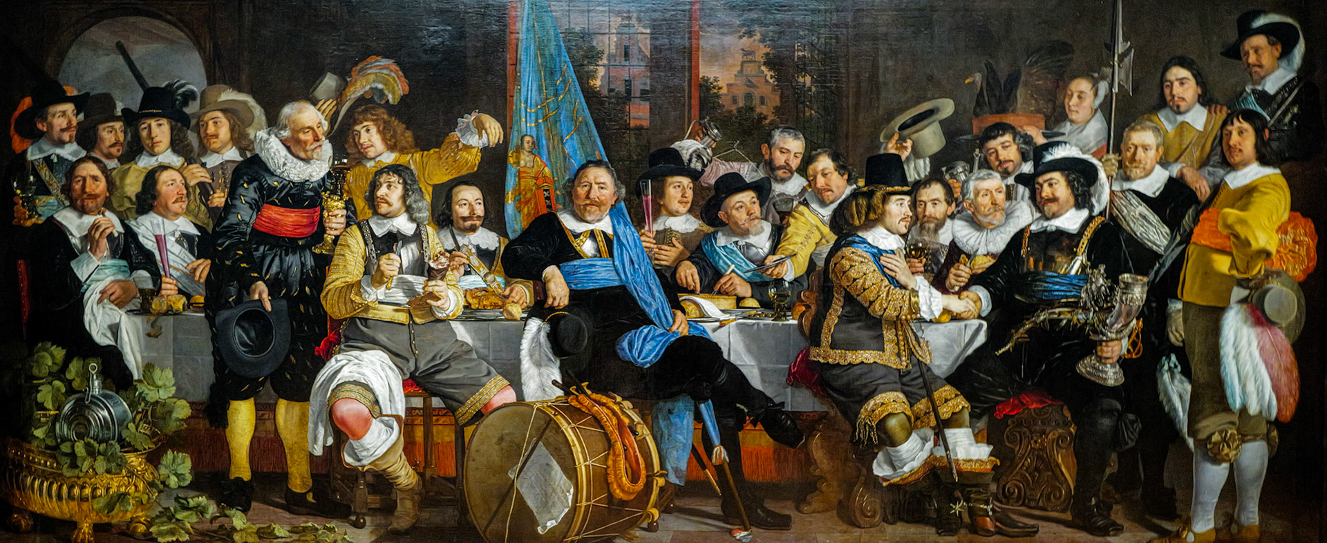 Celebration of the Peace of Munster, 1648 by Bartholomeus Van Der Helst. Taken at the Rijksmuseum, Amsterdam