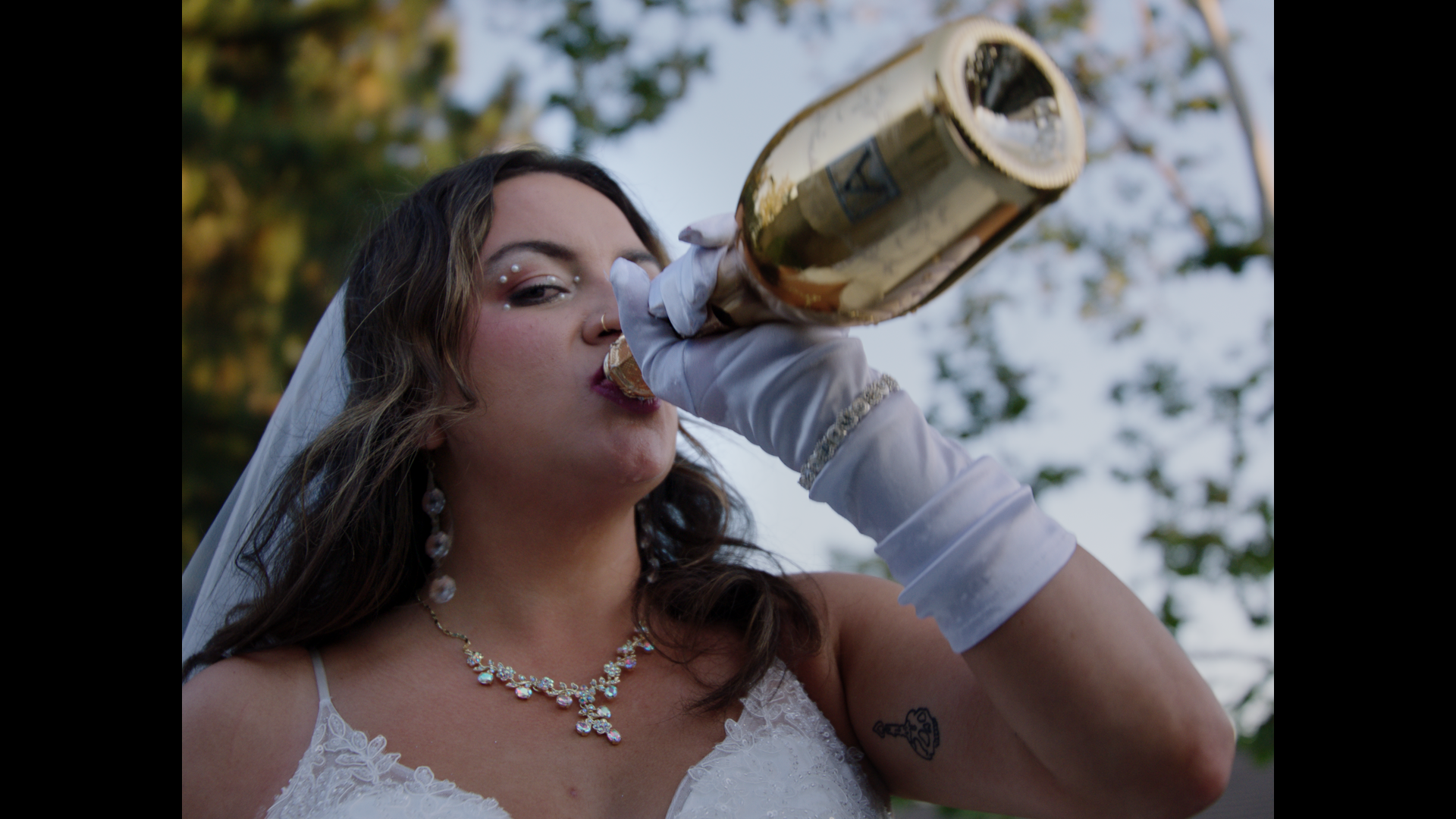 Still from Love Bomb Music Video