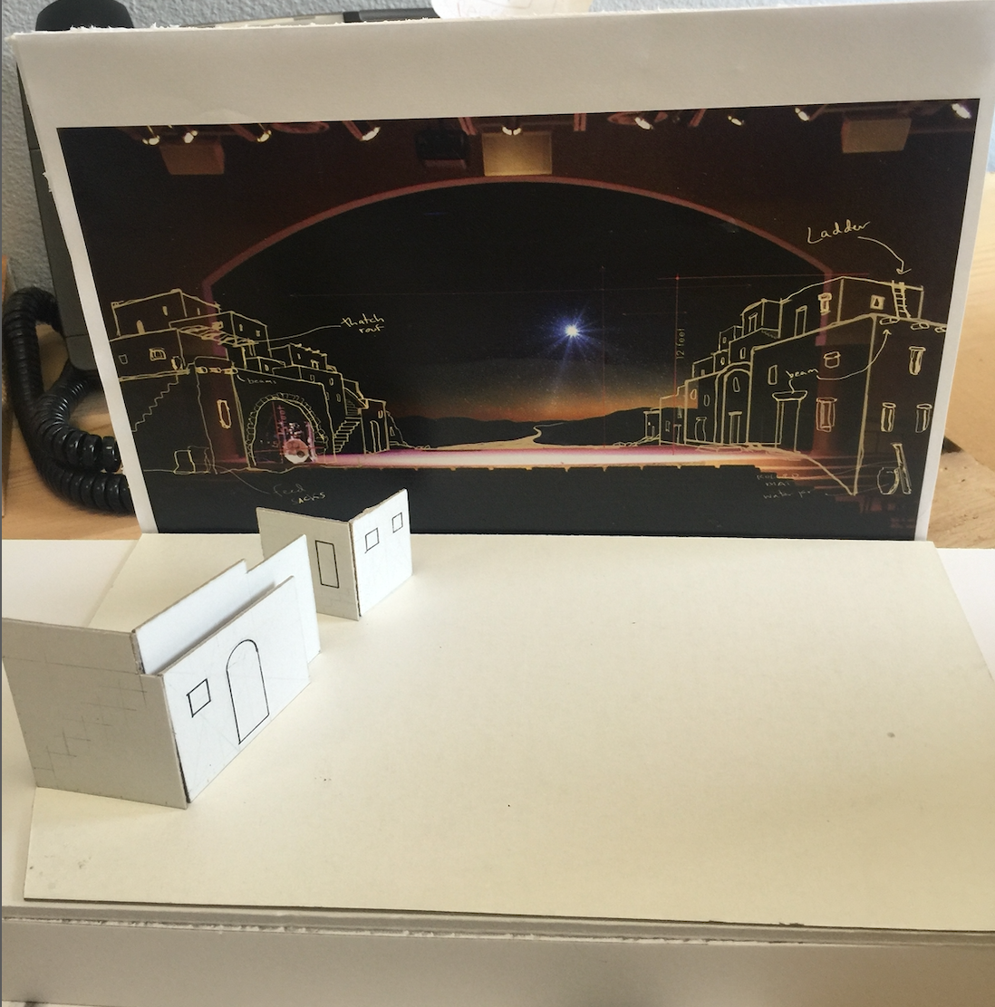 mock ups for FF stage designs