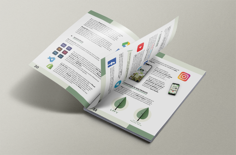 Mockup pour le livrable de notre projet tuteuré