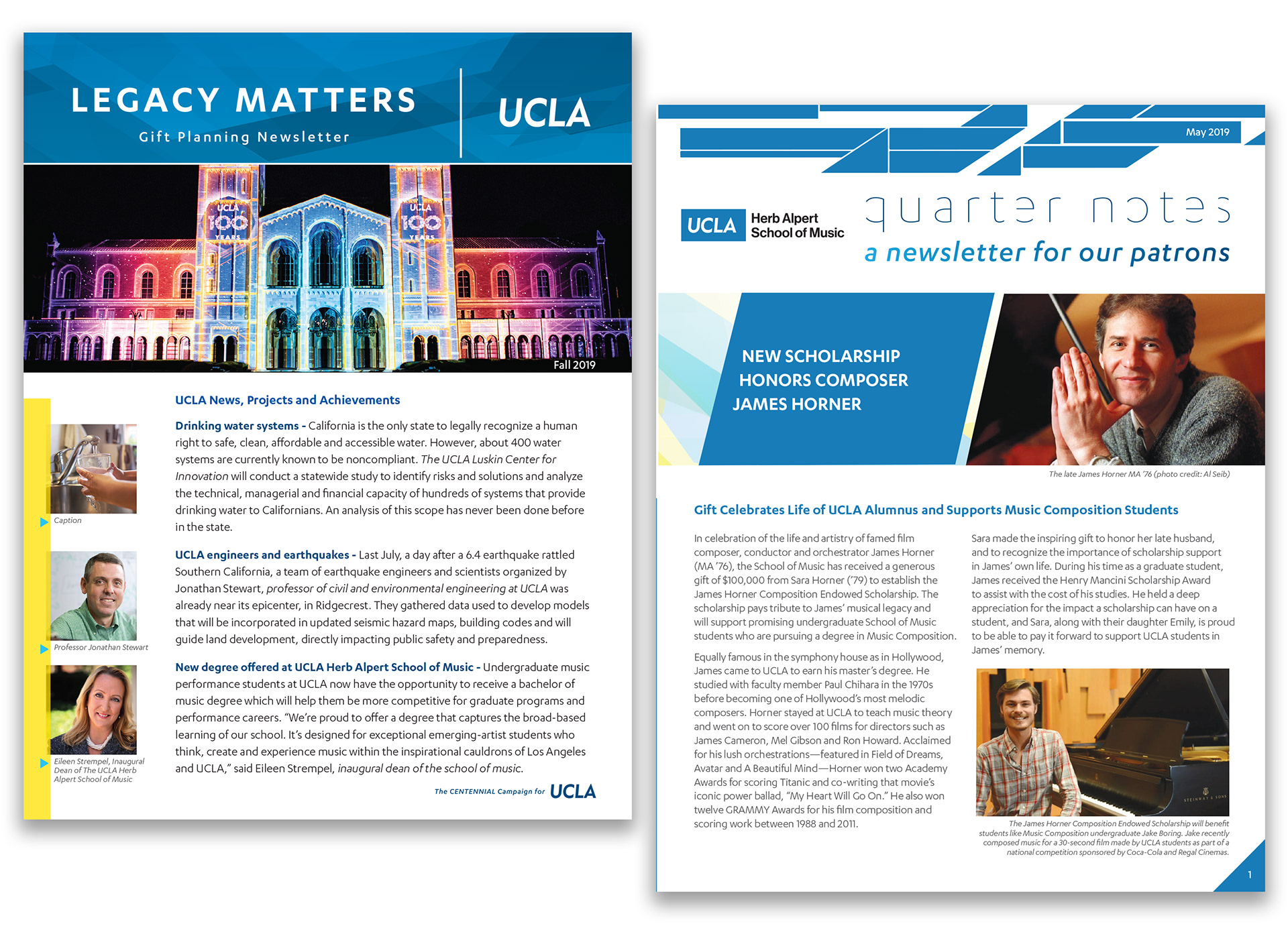UCLA newsletters
