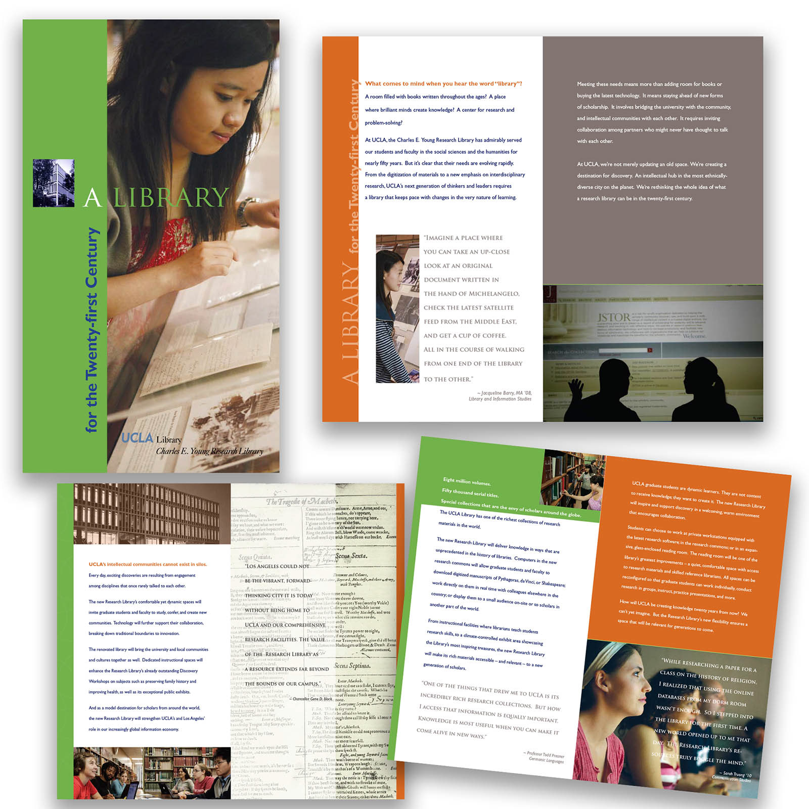 UCLA library brochure