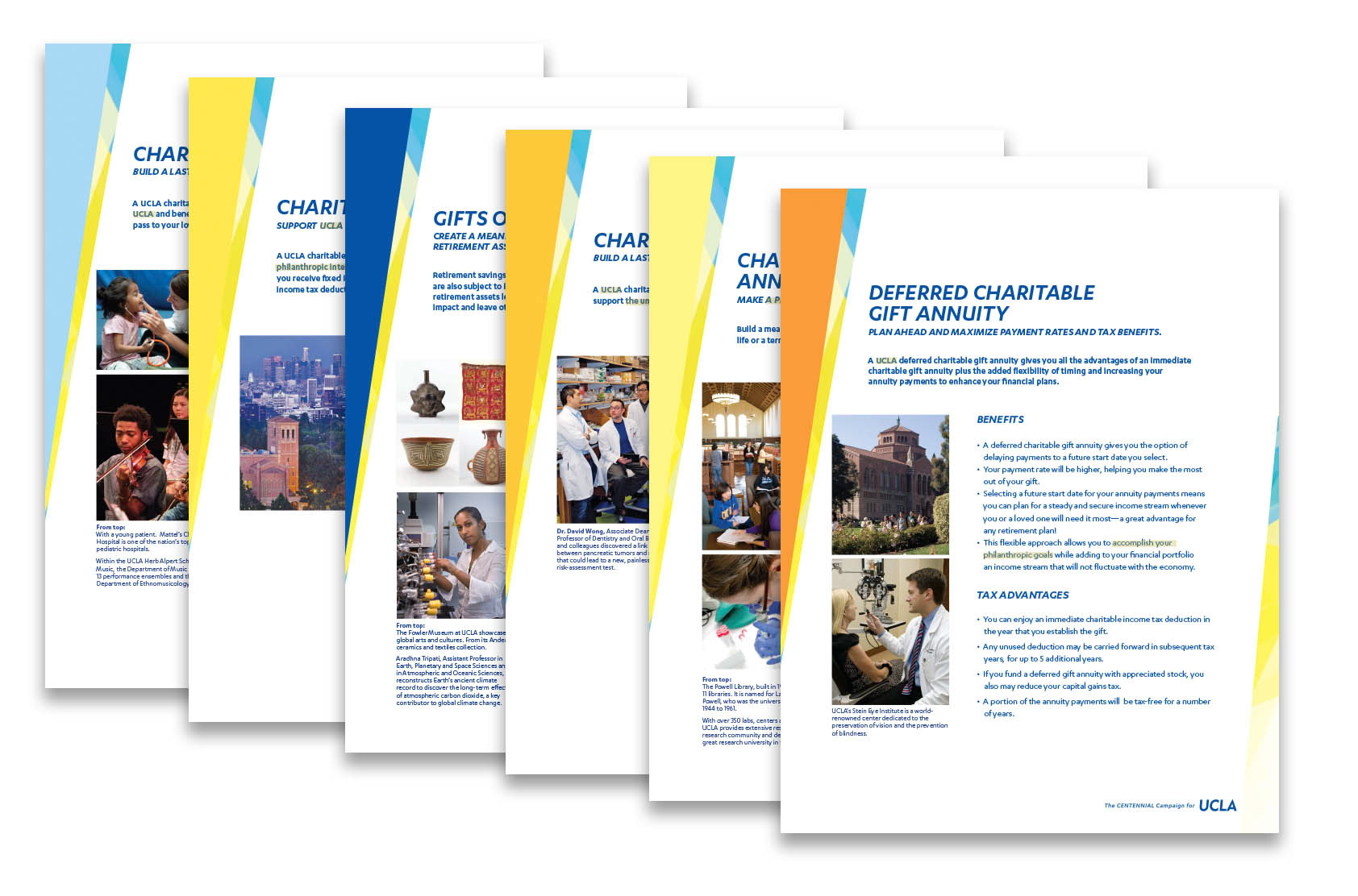 UCLA GIFT PLANNING COLLATERAL