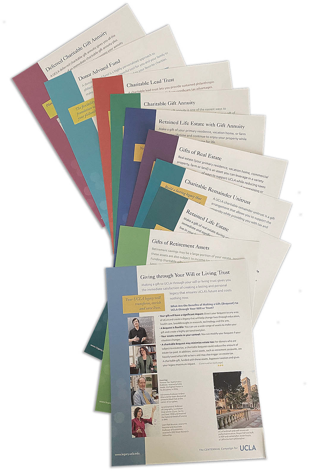 UCLA Gift Planning Collateral