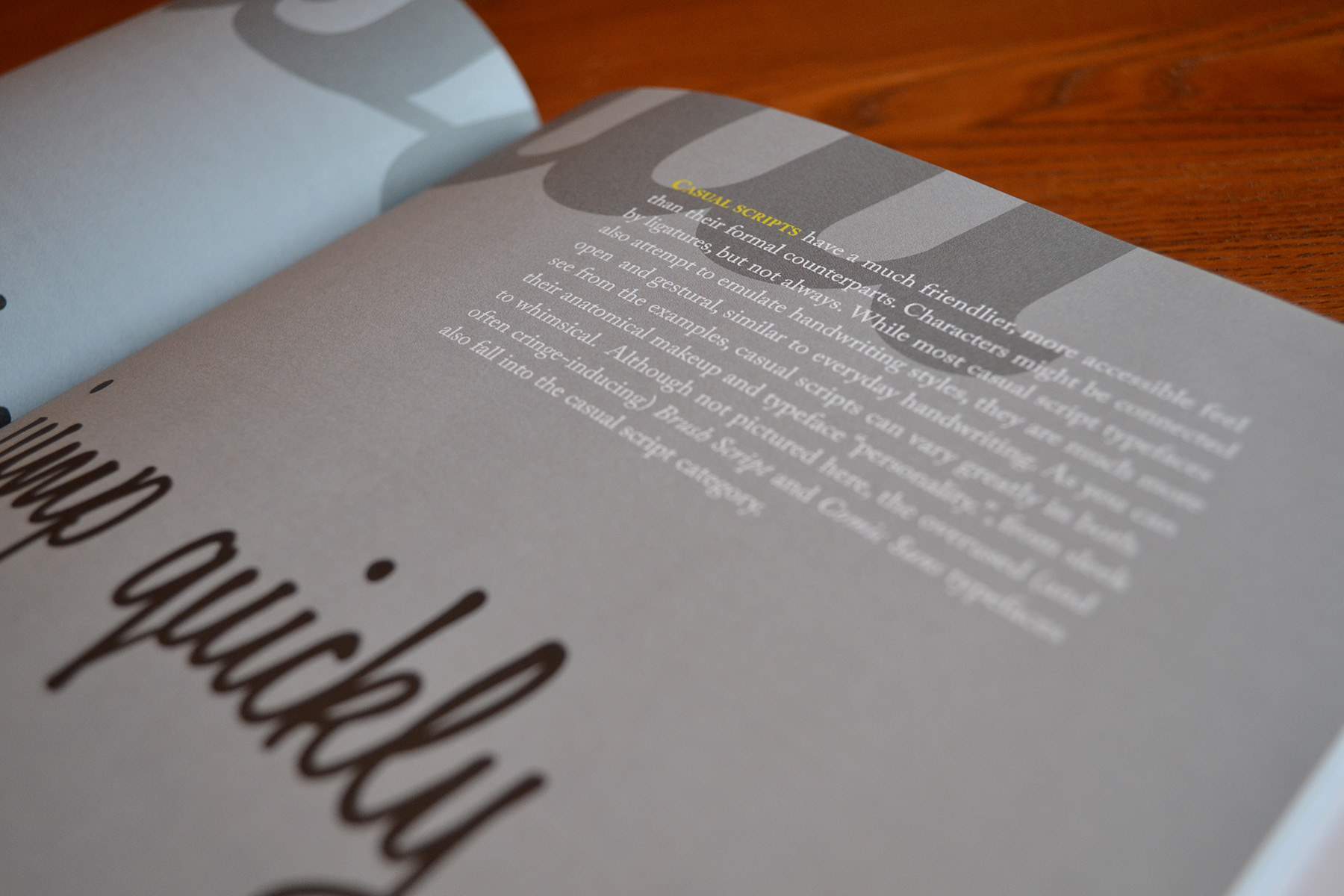 Design of Sound book inside spread