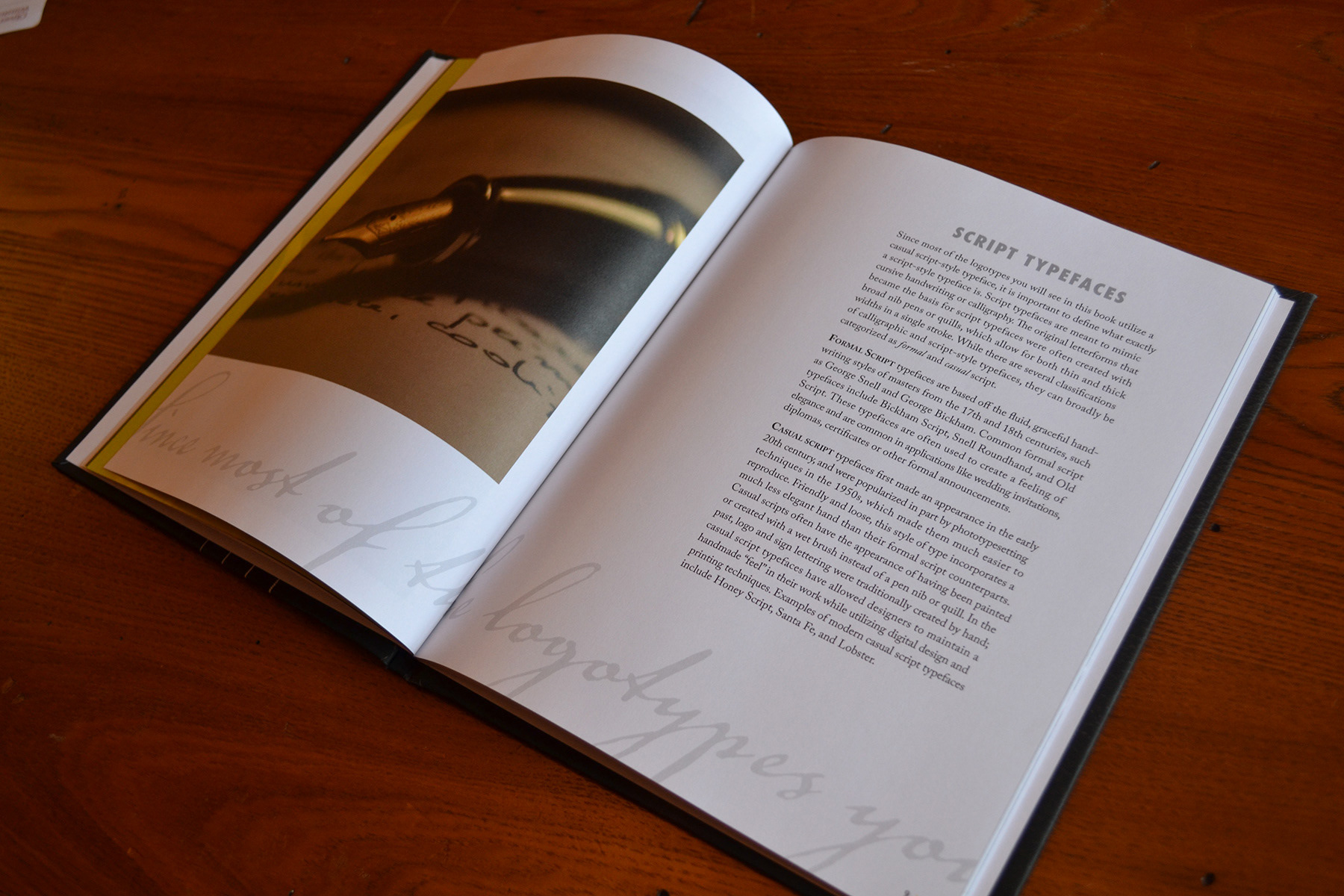 Design of Sound book inside spread