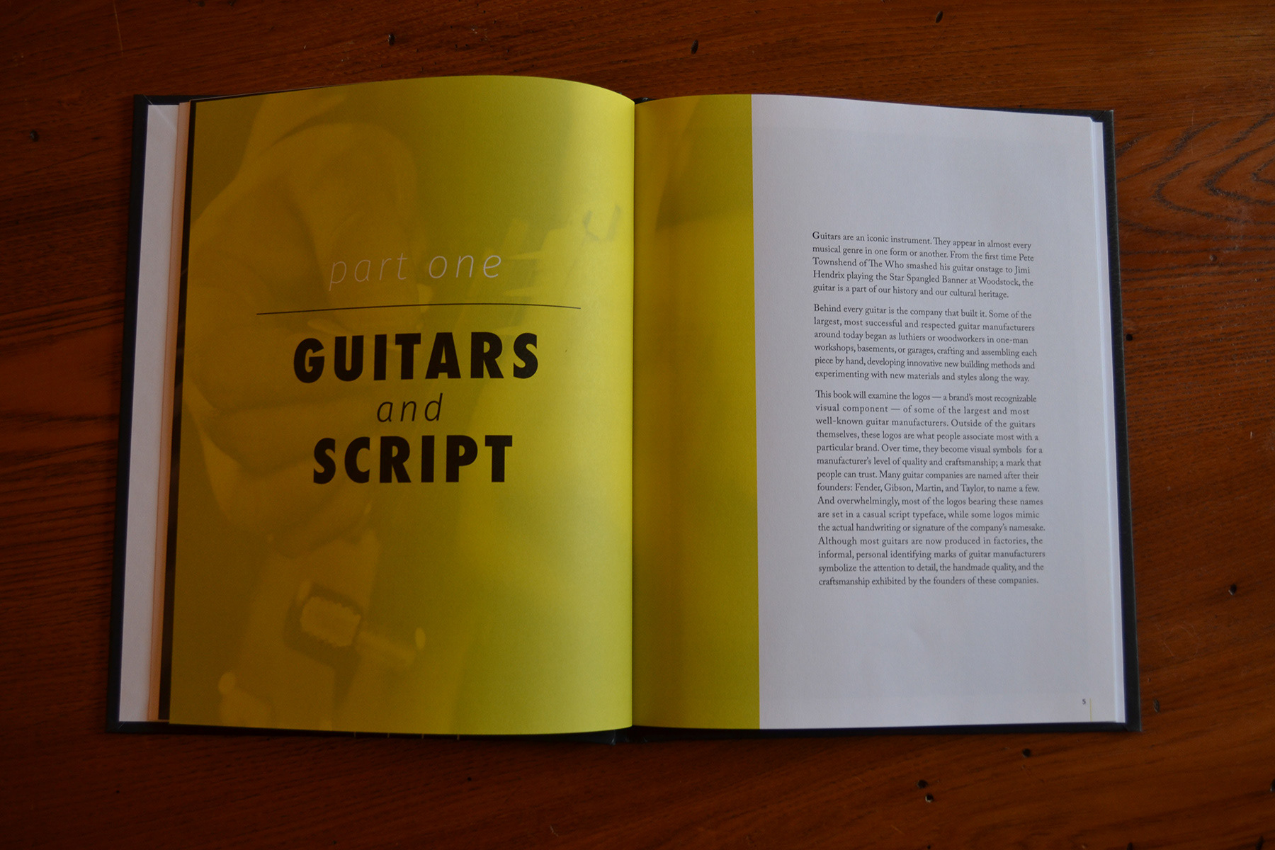 Design of sound book inside spread