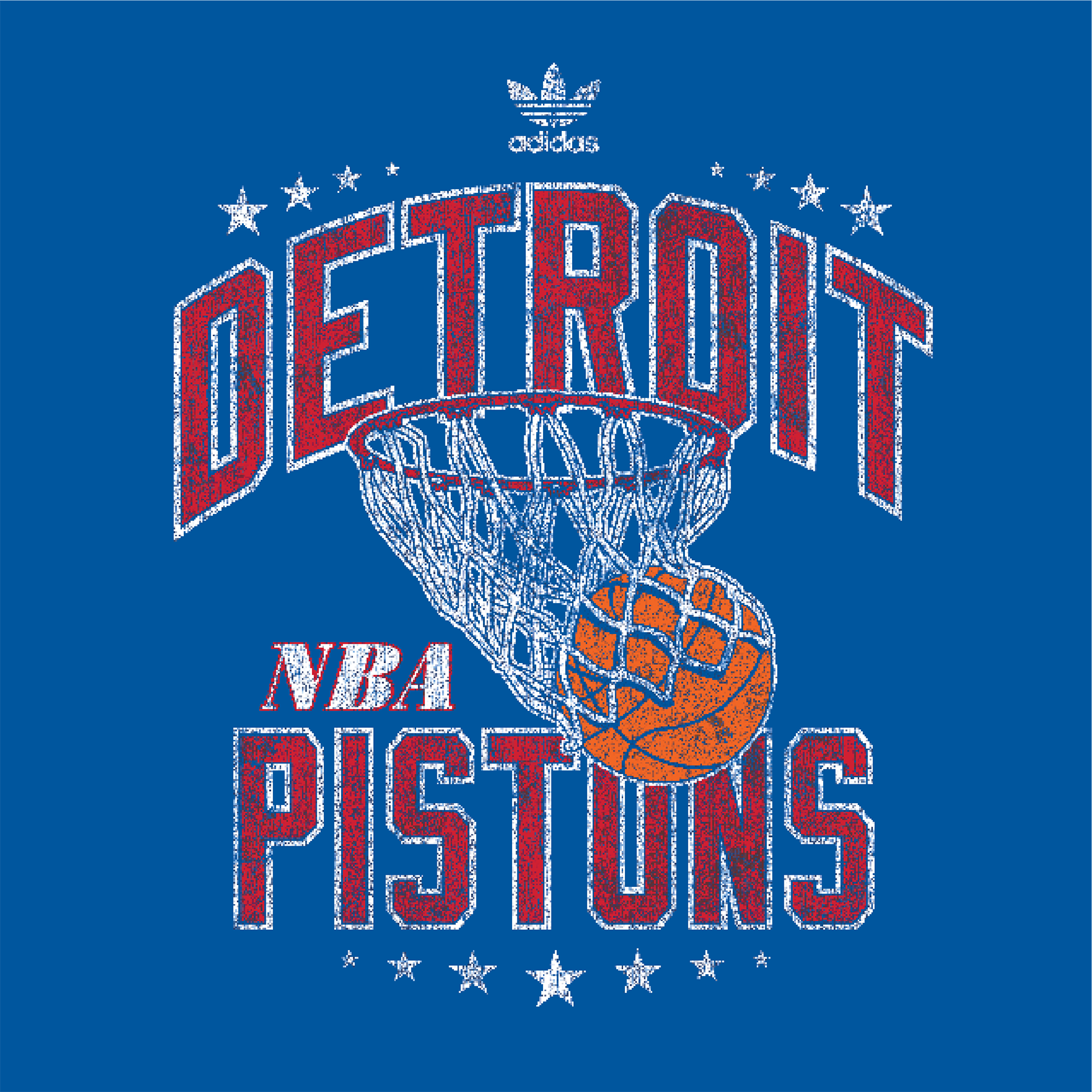 Vintage Pistons Net and Ball