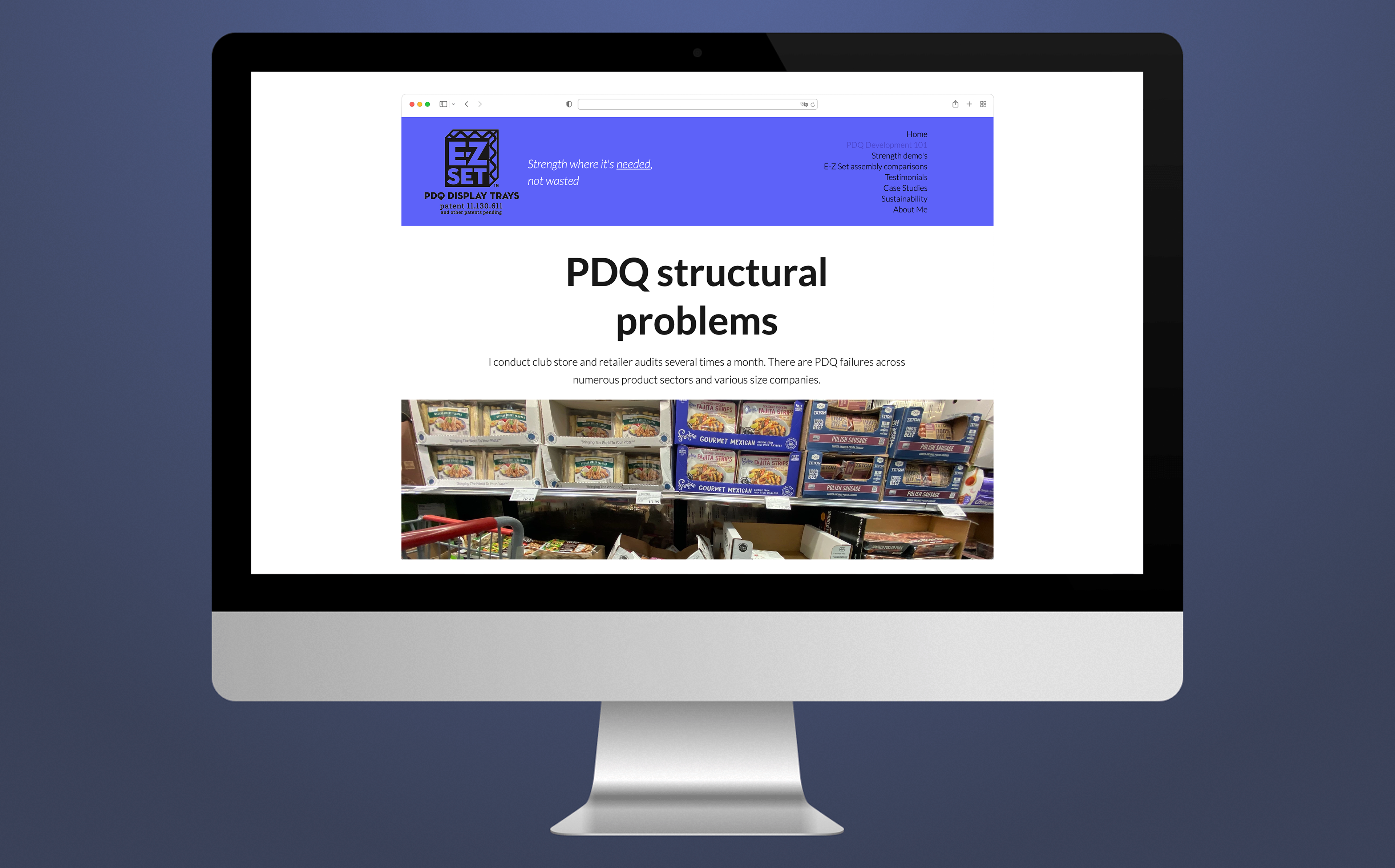 Website for E-Z Set PDQ