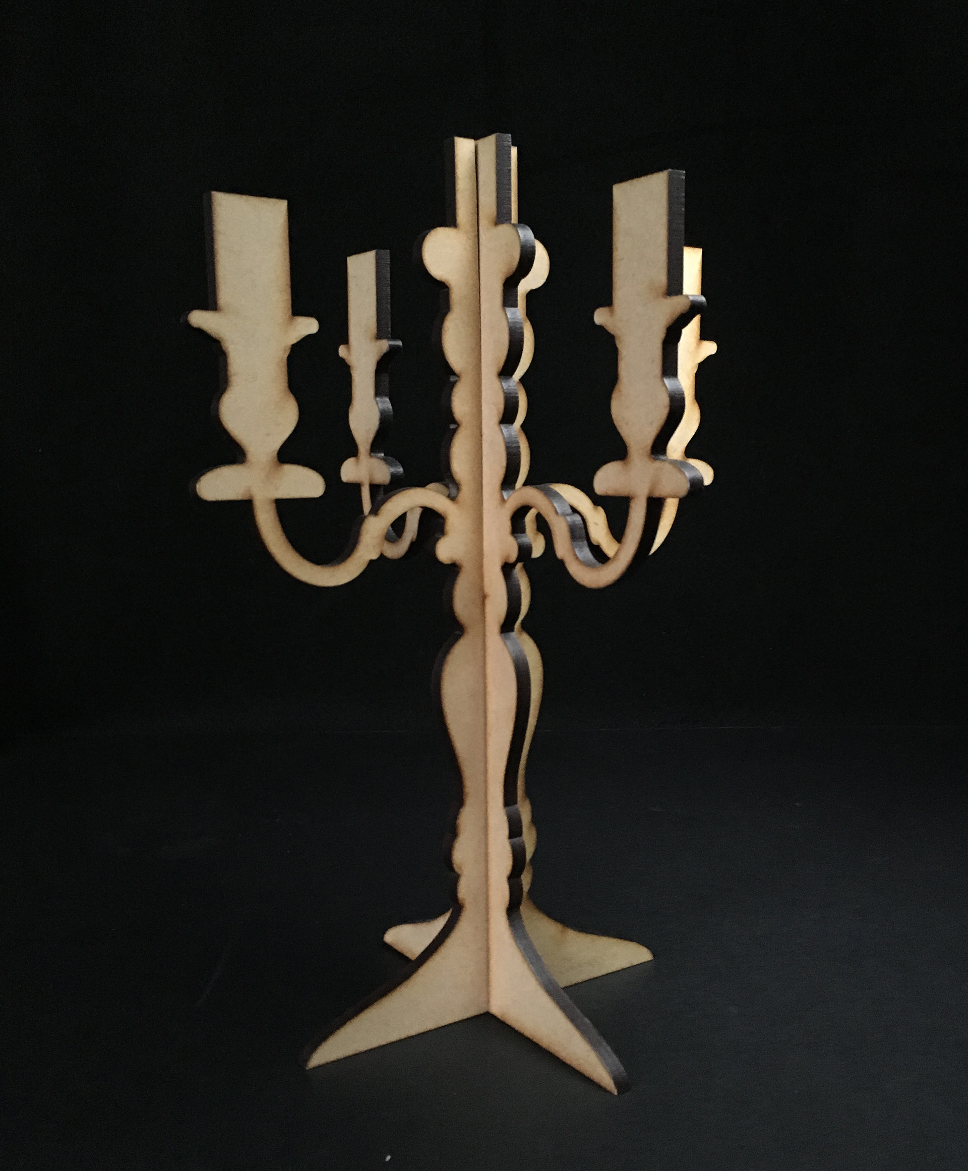 MDF laser-cut prototype