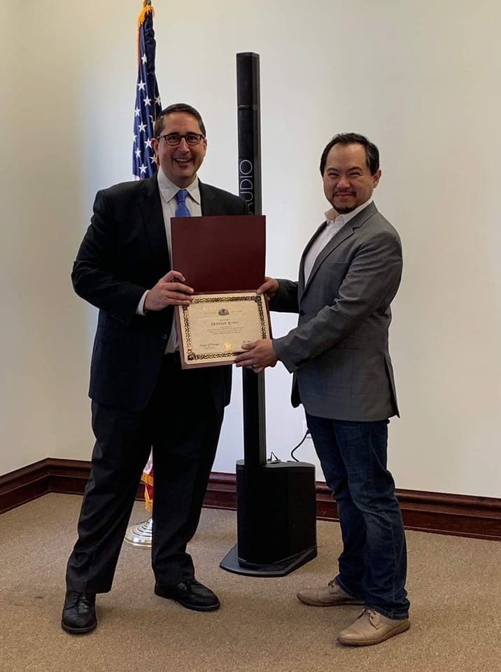 Doppler Audio receiving Small Business of the Month Award for May 2019