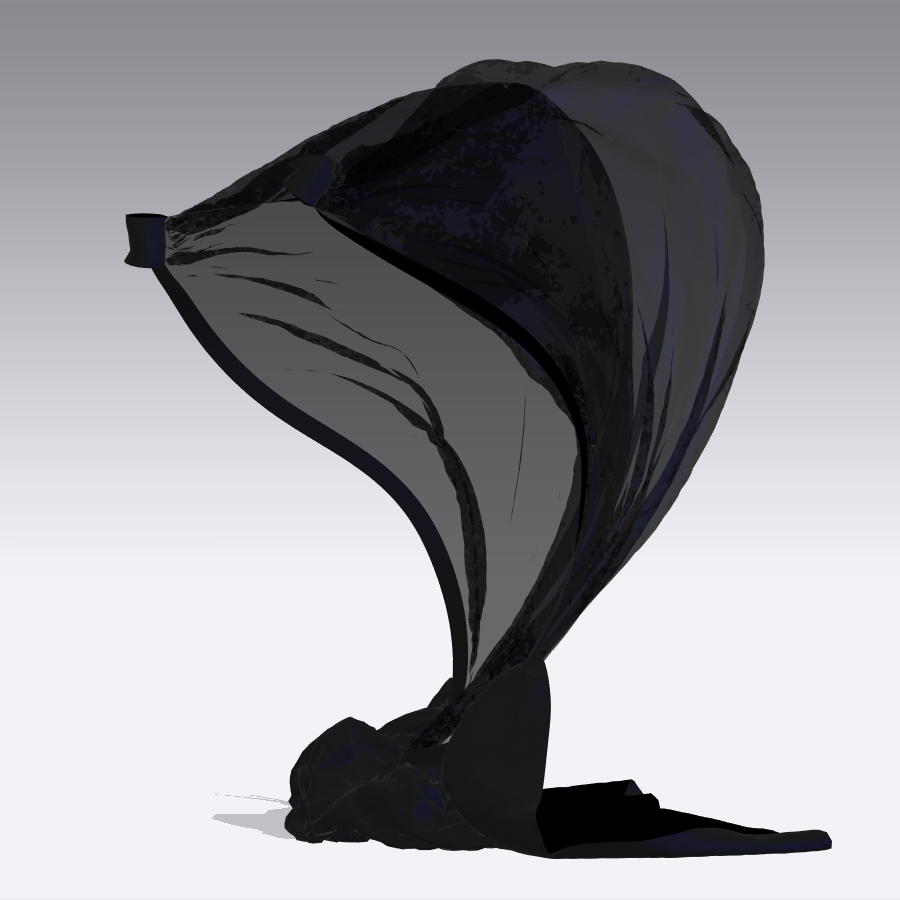 Parachute cape