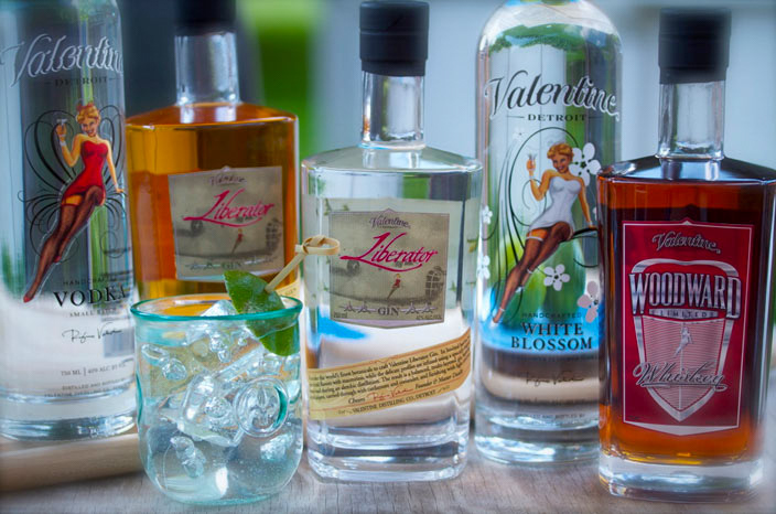Valentine Vodka Bottles