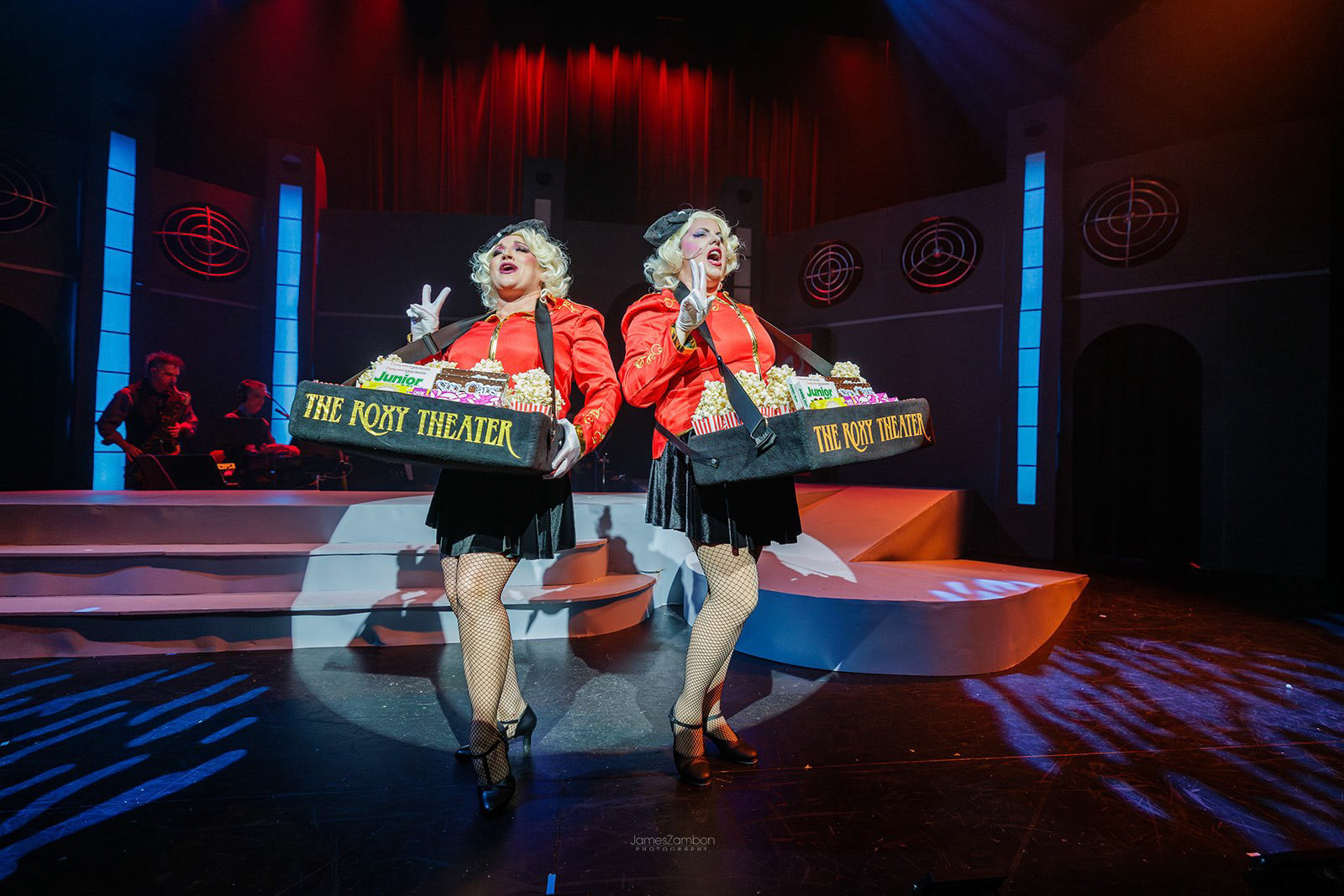 Jobsite Theater’s actors preforming Rocky Horror Show @ Straz Center for Preforming Arts in Tampa, FL on Tue, 9 Jul 2024