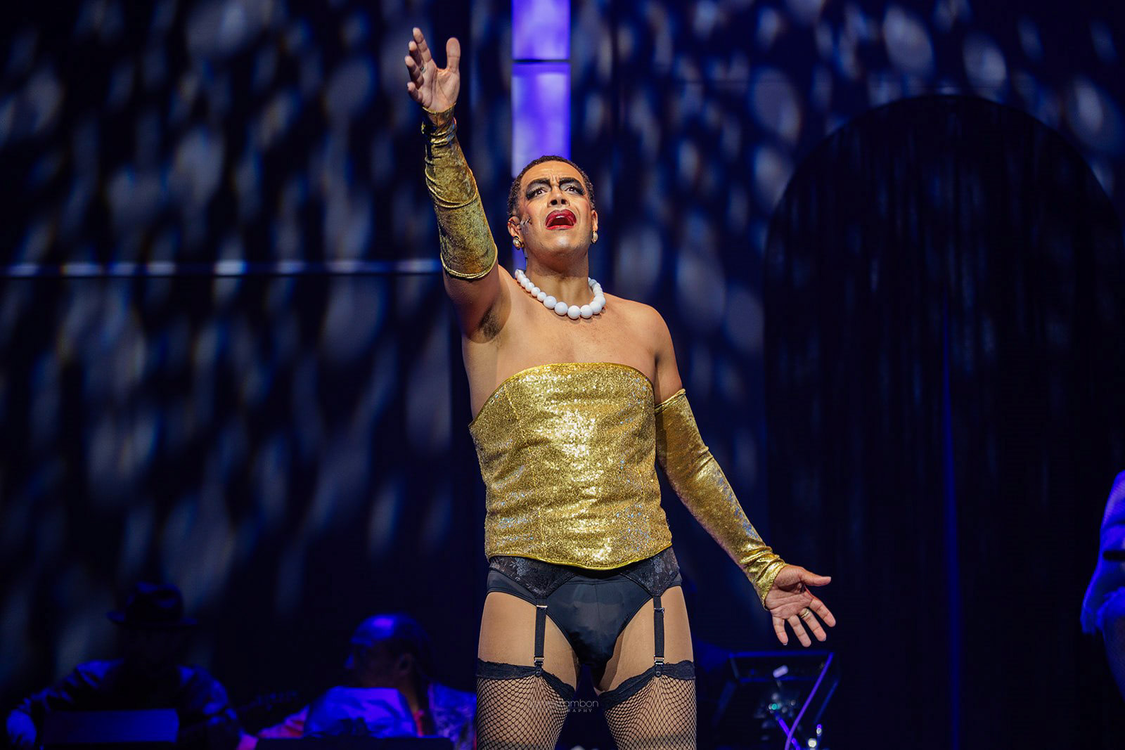 Jobsite Theater’s actors preforming Rocky Horror Show @ Straz Center for Preforming Arts in Tampa, FL on Tue, 9 Jul 2024