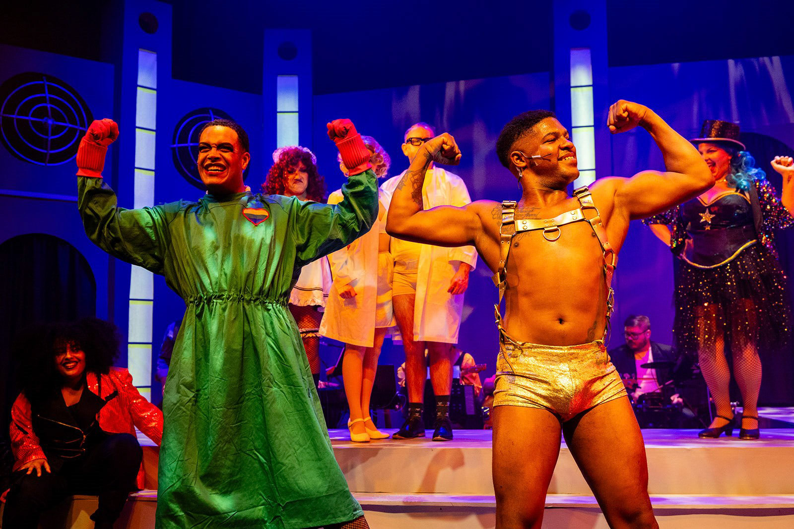 Jobsite Theater’s actors preforming Rocky Horror Show @ Straz Center for Preforming Arts in Tampa, FL on Tue, 9 Jul 2024