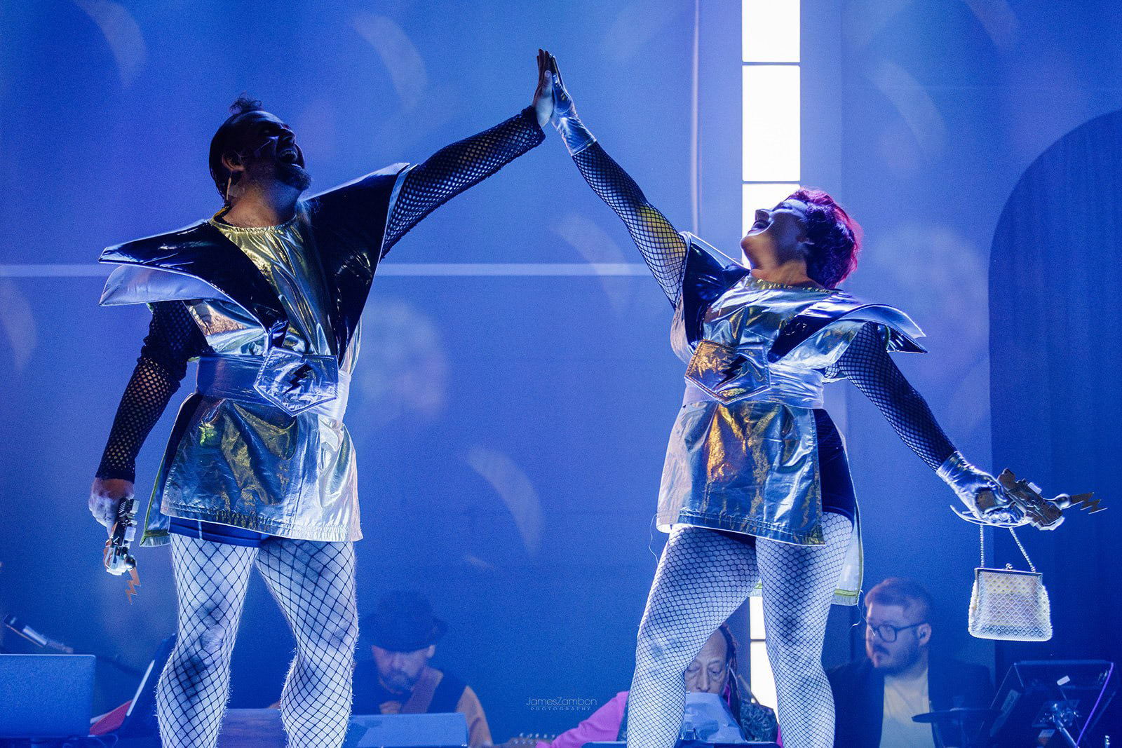 Jobsite Theater’s actors preforming Rocky Horror Show @ Straz Center for Preforming Arts in Tampa, FL on Tue, 9 Jul 2024