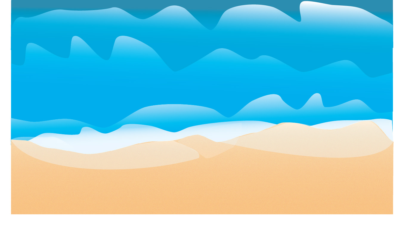 Ariel View: ocean waves