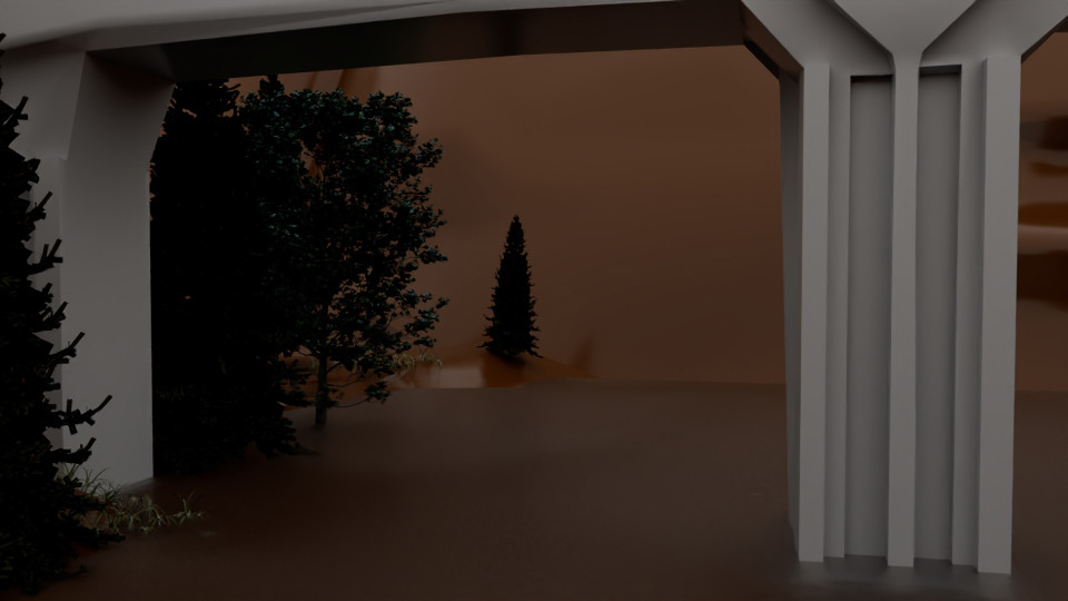Trees and mountain test 2