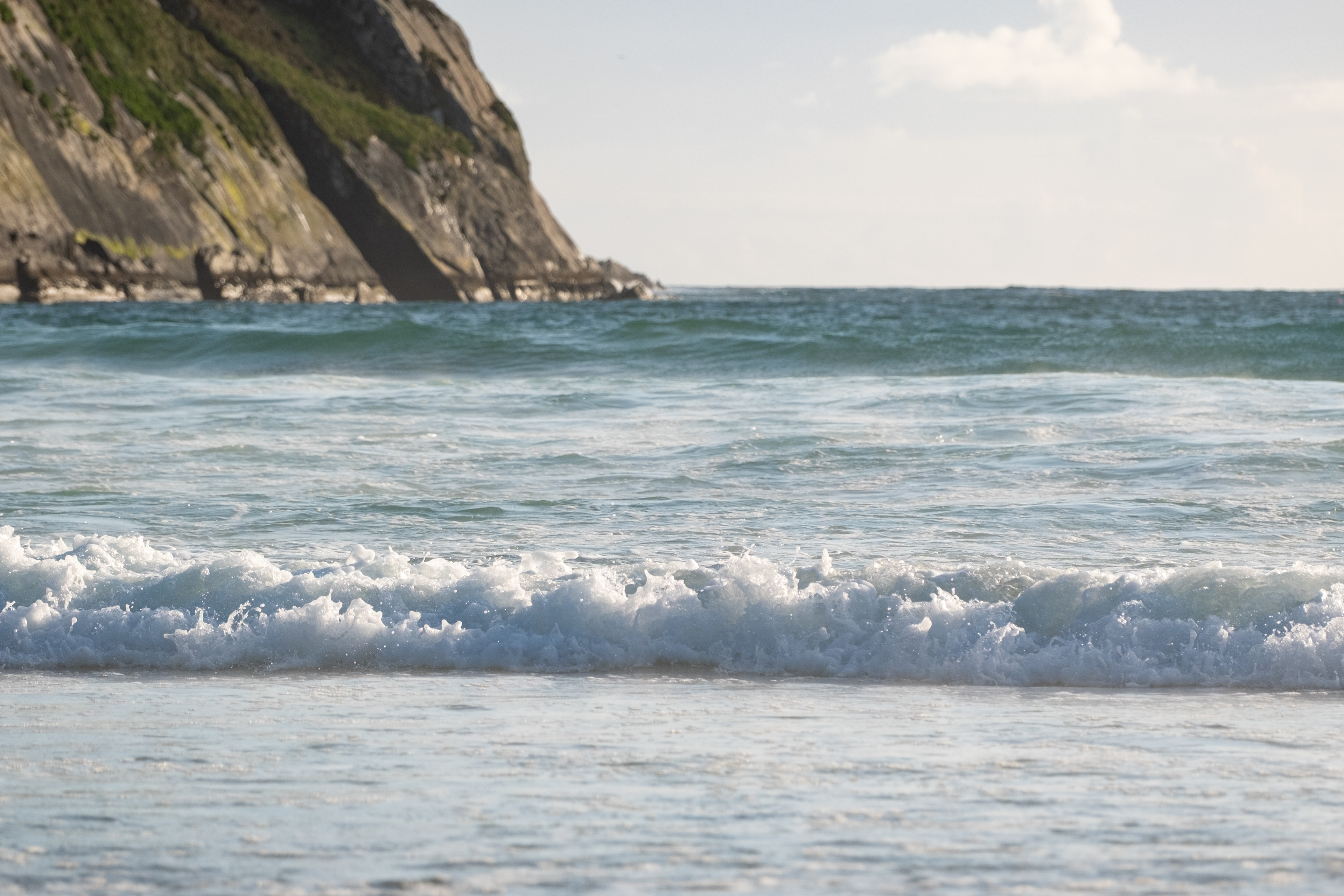 Waves of the Atlantic ocean meeting the shores of the Barley Cove Beach, Goleen, West Cork, Ireland © All rights reserved, Annabelle Hamil 2025