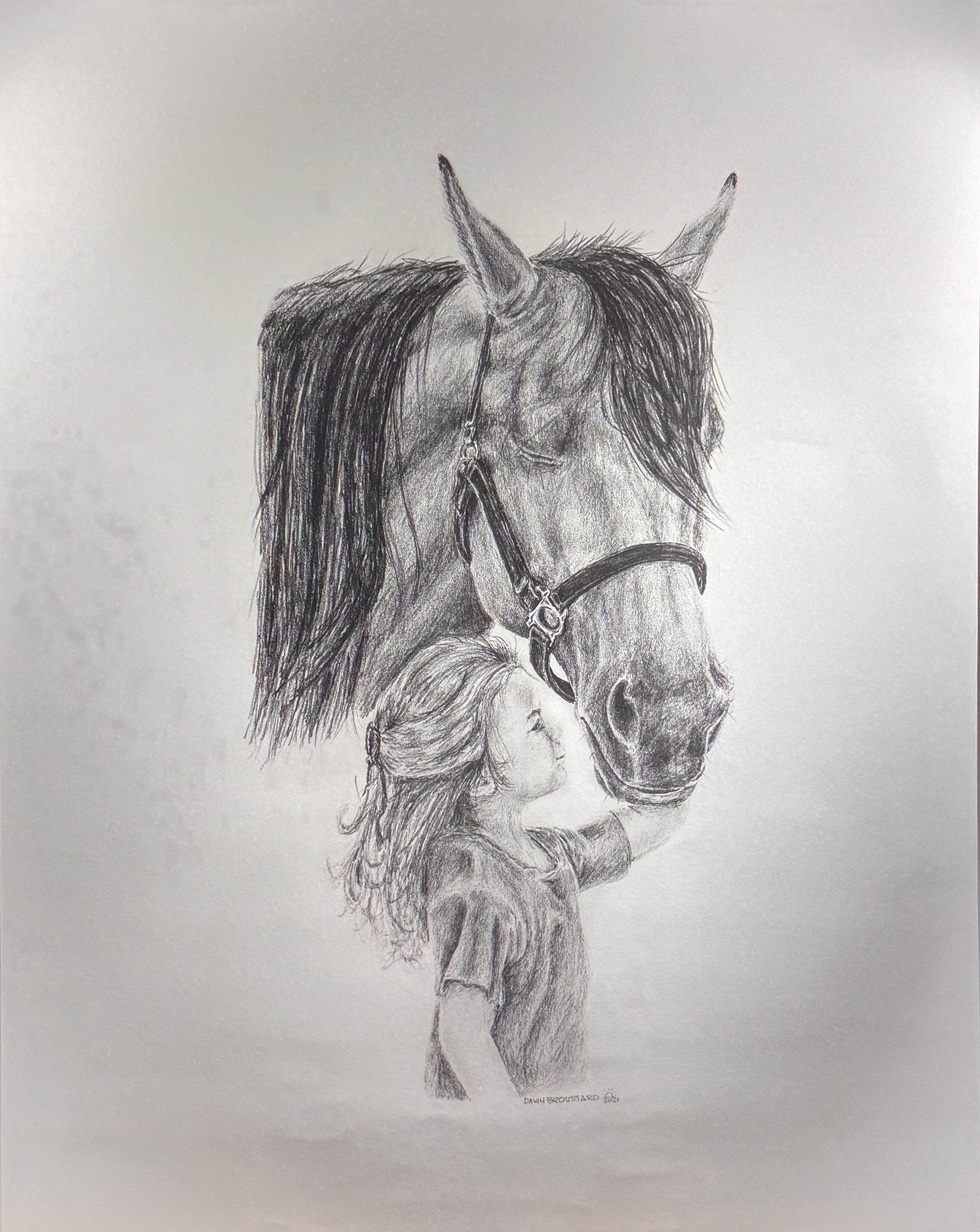 The Love of a Little Girl 18"x24"