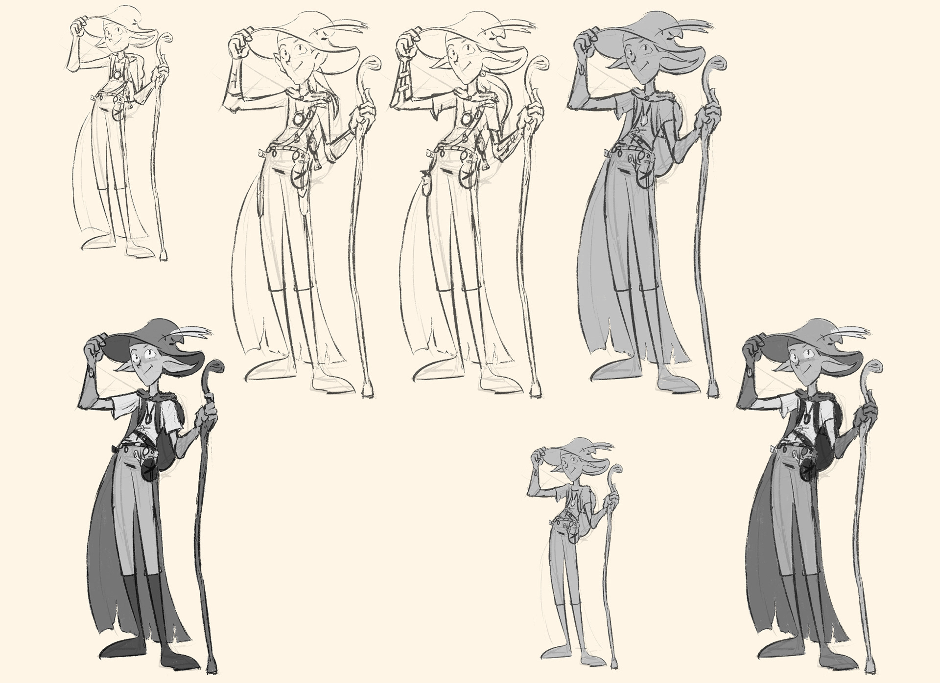 Concepts for level of detail in wardrobe