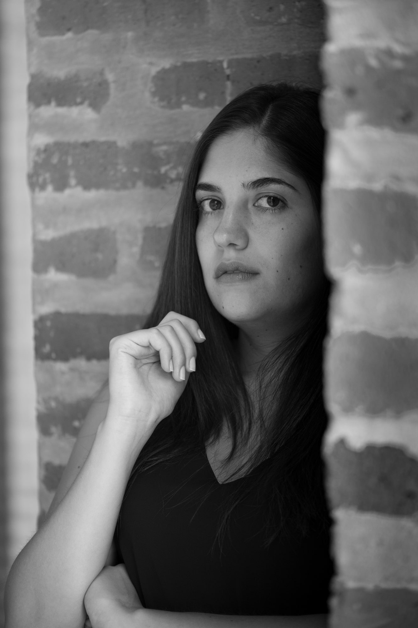 Manuela en el Centro de Arte Contemporáneo