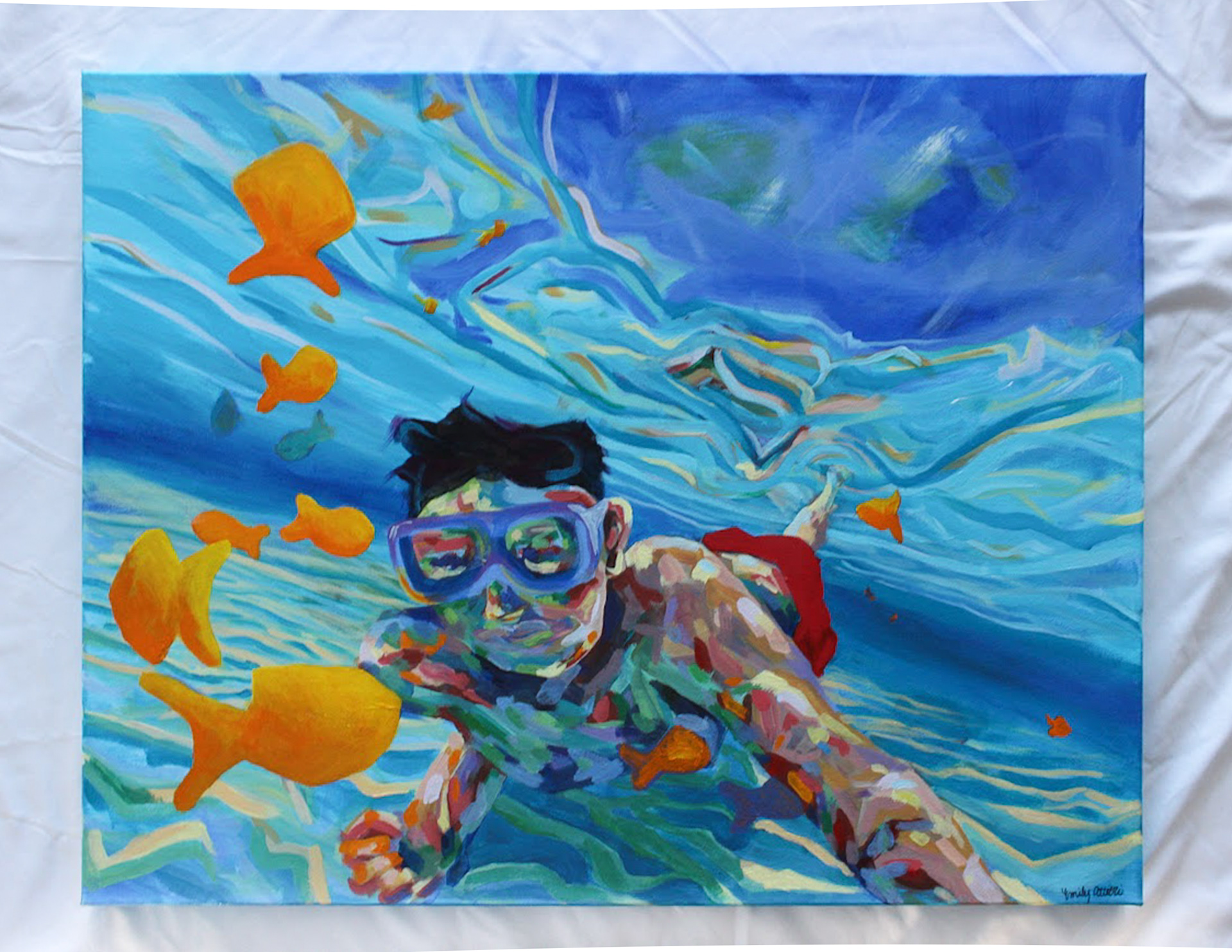 Deep Breath 22"x26"